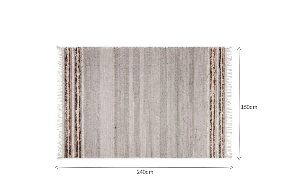 Aadita Jute & Wool Rug - Grey