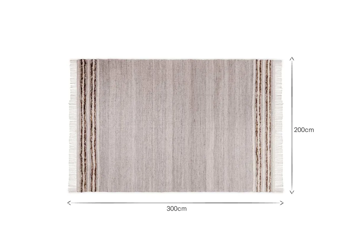 Aadita Jute & Wool Rug - Grey