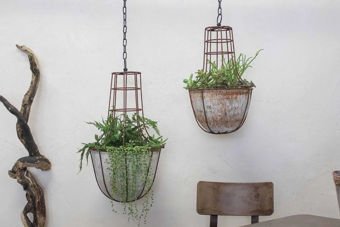 Abari Caged Hanging Planter