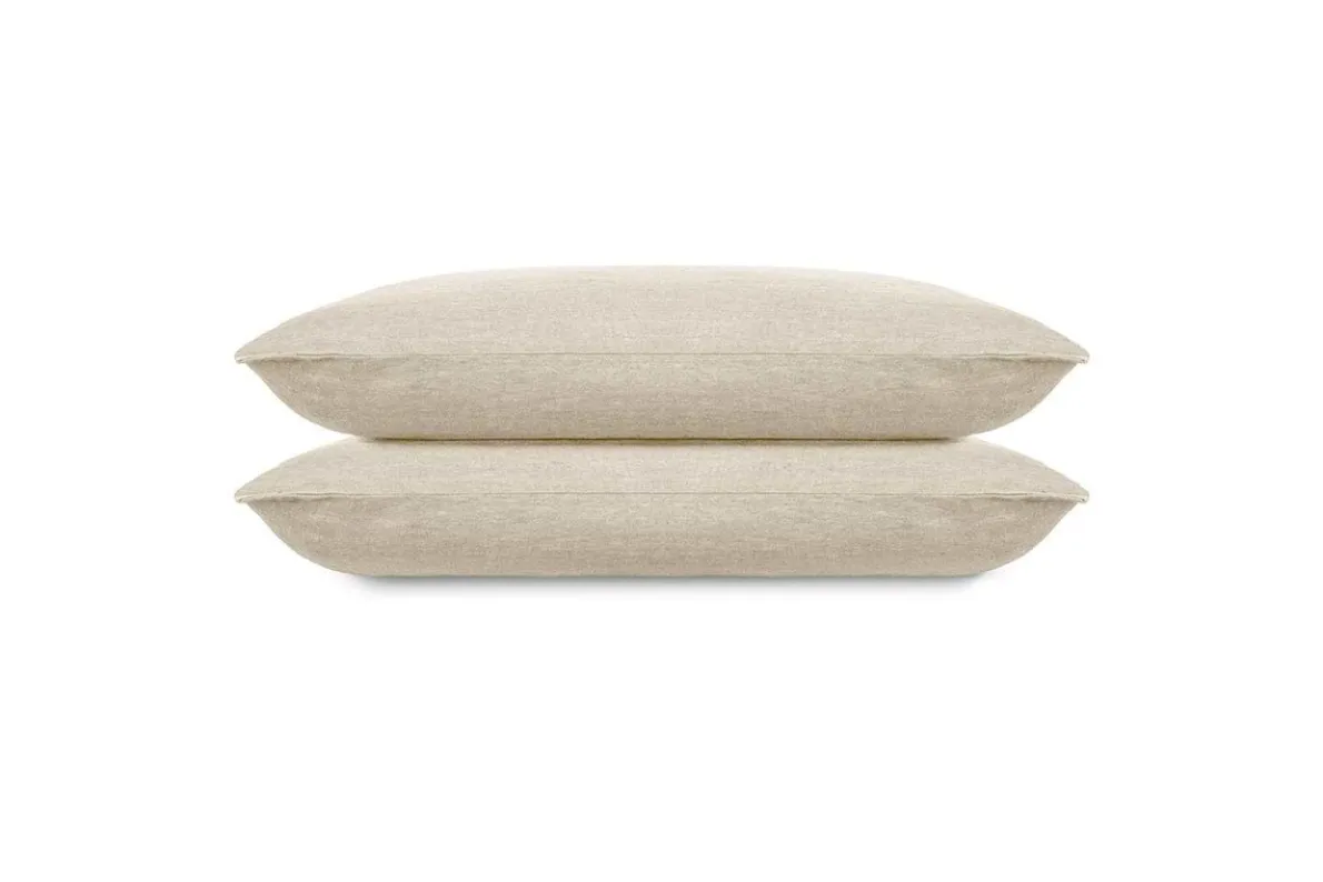 Adya Linen Housewife Pillowcase Pair - Natural