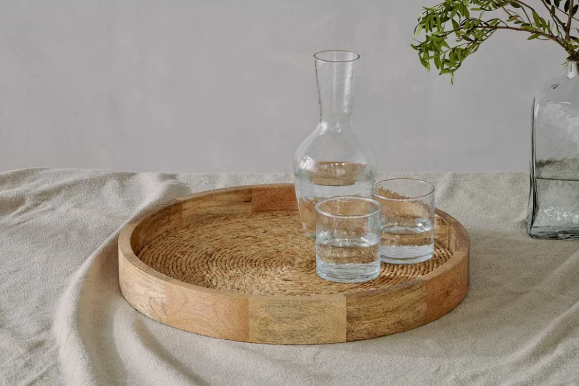 Akila Mango Wood Tray - Natural