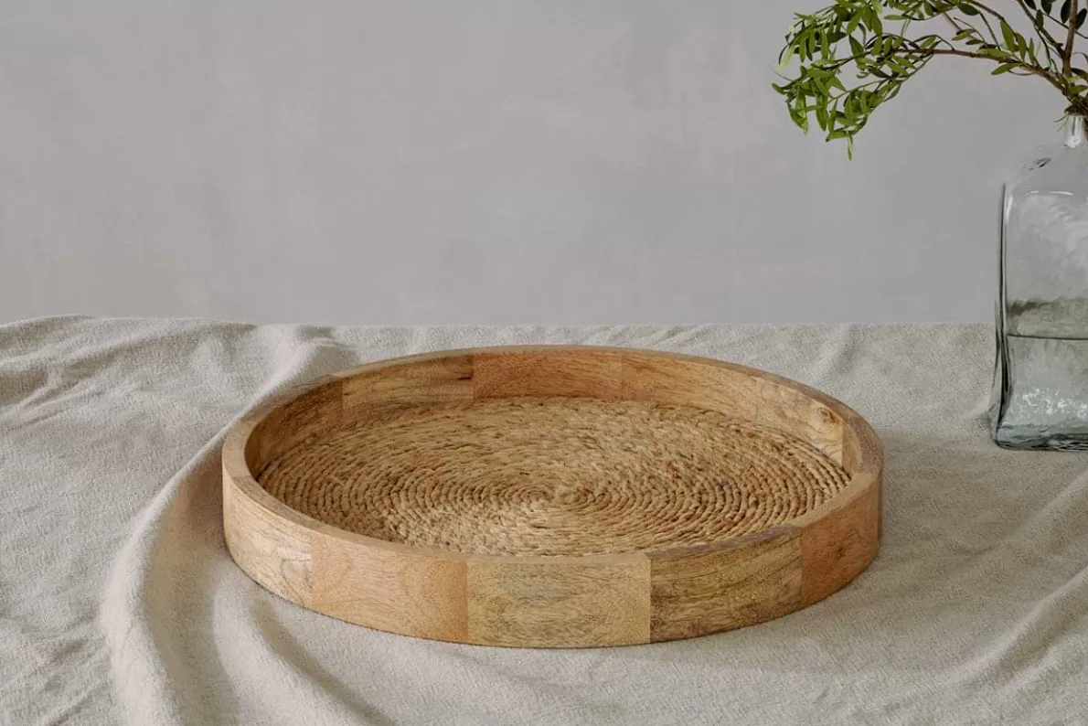 Akila Mango Wood Tray - Natural