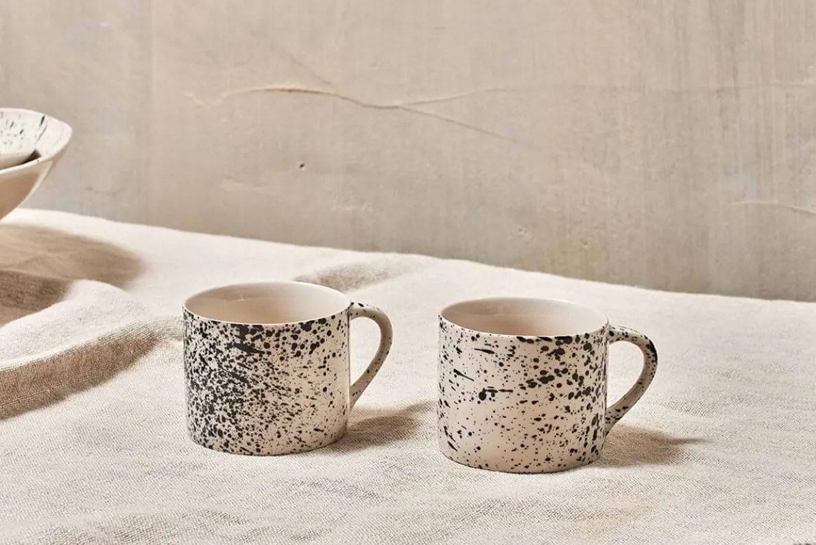 Ama Splatter Mug - Short (Set of 2)