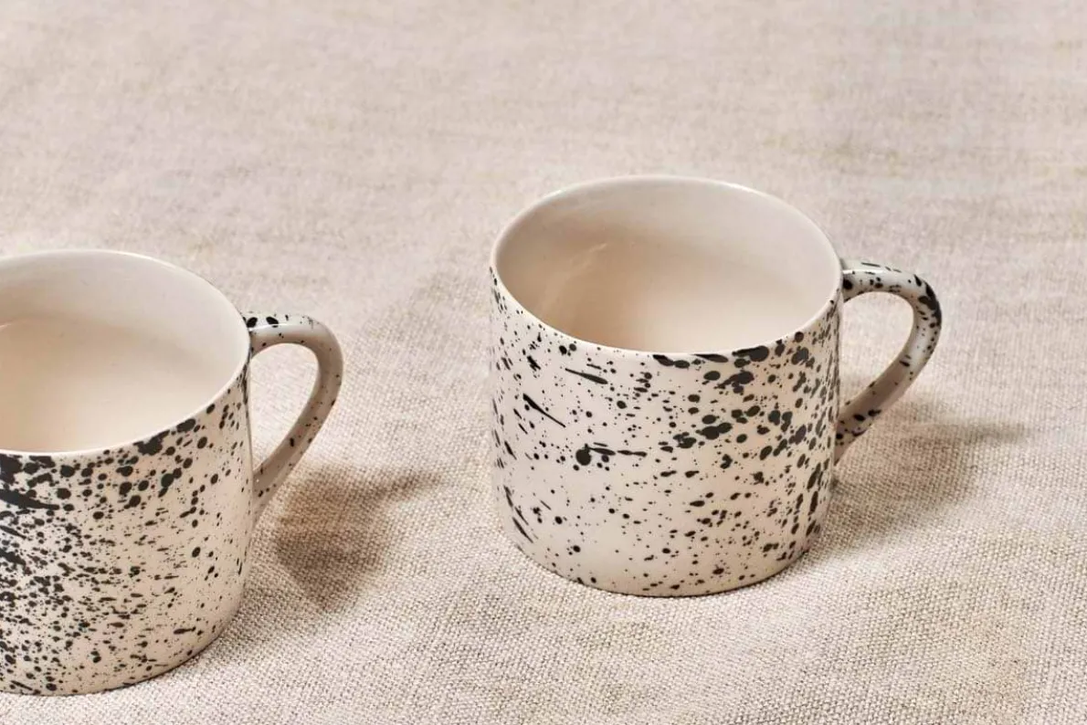 Ama Splatter Mug - Short (Set of 2)