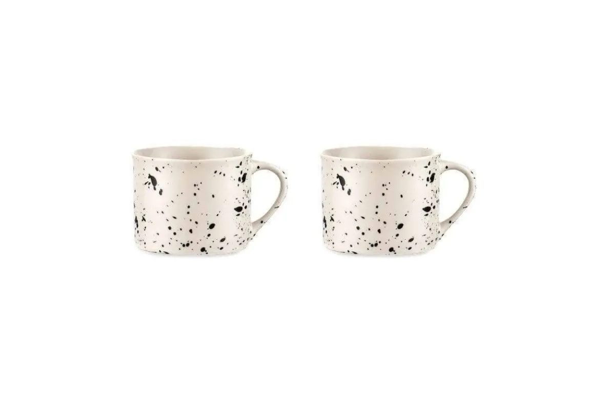 Ama Splatter Mug - Short (Set of 2)