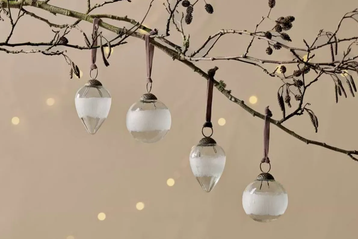 Anara Etched Bauble - (Set of 4)