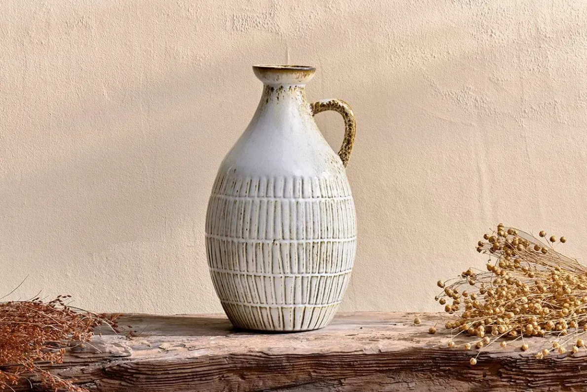 Anjuna Reactive Glaze Decorative Jug