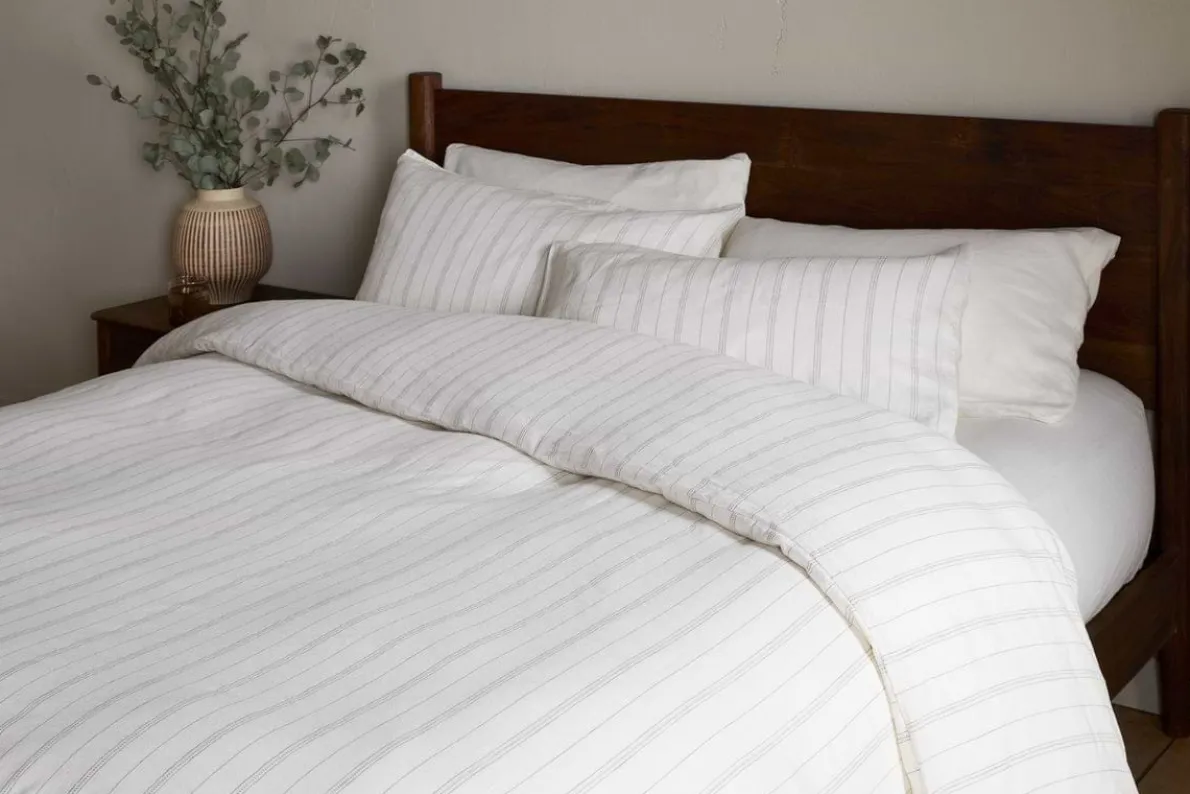 Anta Hemp & Cotton Duvet Cover -  Sage Green