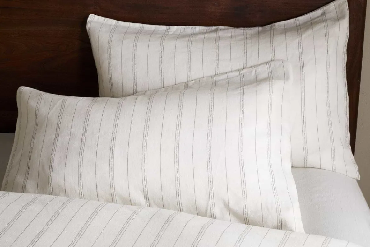 Anta Hemp & Cotton Housewife Pillowcases -  Sage Green