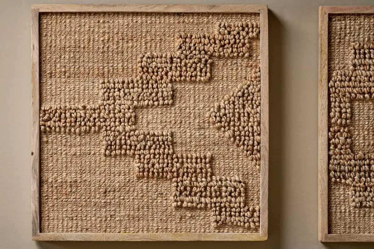 Bawal Hemp & Jute Wall Art - Natural
