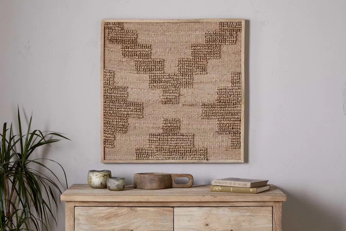Bawal Wall Art - Cross - Natural