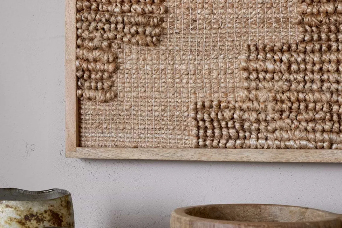 Bawal Wall Art - Cross - Natural