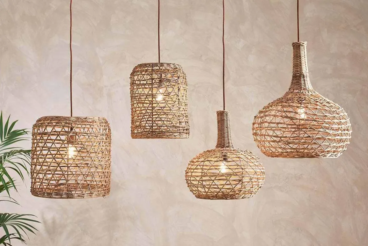 Beru Rattan Lampshade - Conical - Large