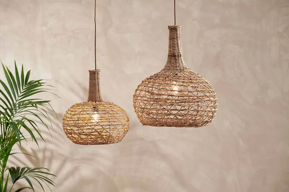 Beru Rattan Lampshade - Conical - Small