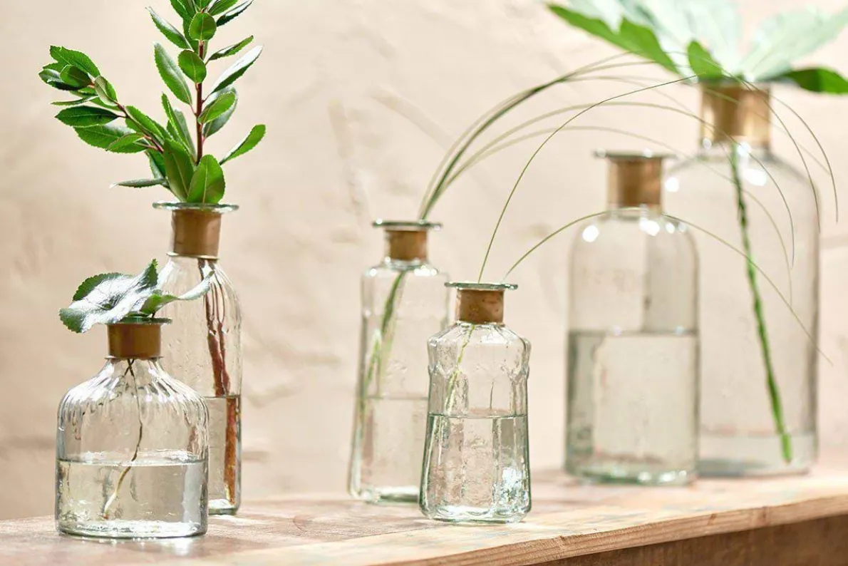 Chara Hammered Bottle - Lines - Small