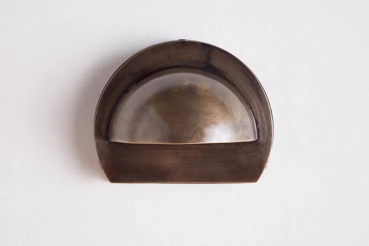 Datu Outdoor Wall Lamp - Antique Brass