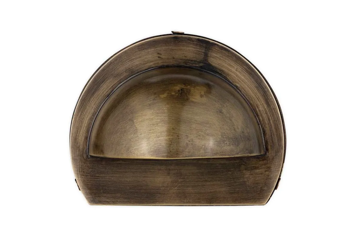 Datu Outdoor Wall Lamp - Antique Brass