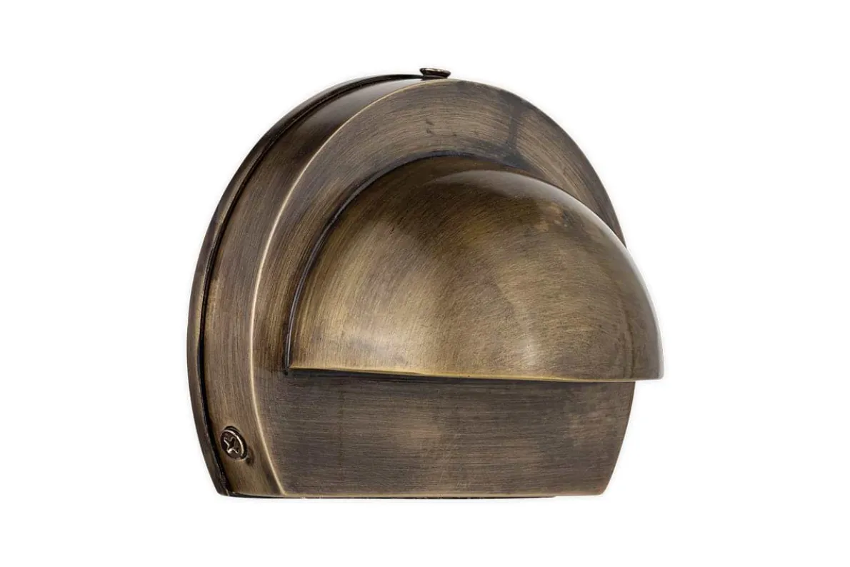 Datu Outdoor Wall Lamp - Antique Brass