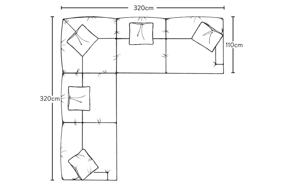 Deni Grand Corner Sofa