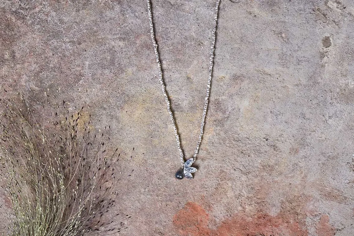 Elina Labradorite Necklace - Silver