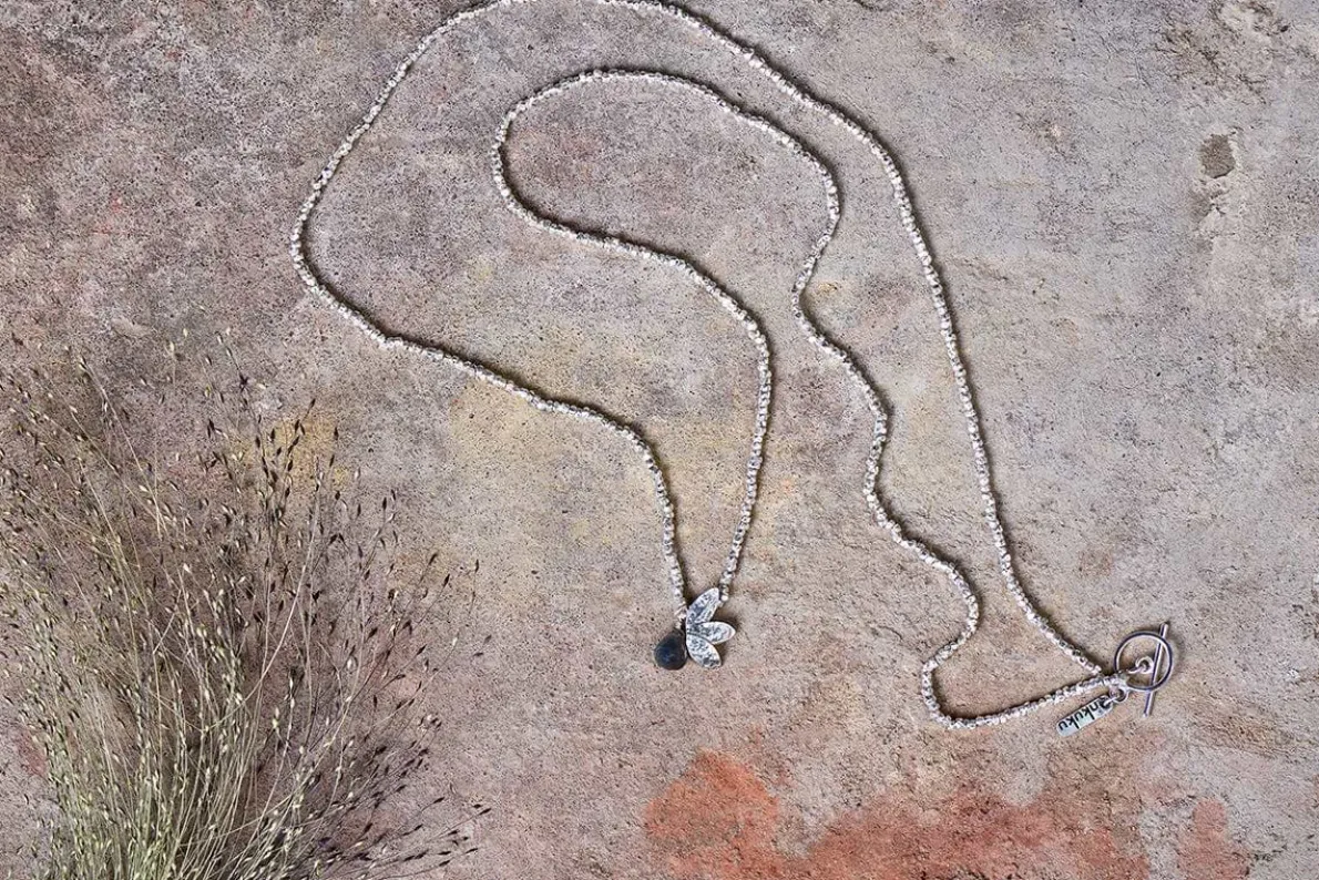 Elina Labradorite Necklace - Silver