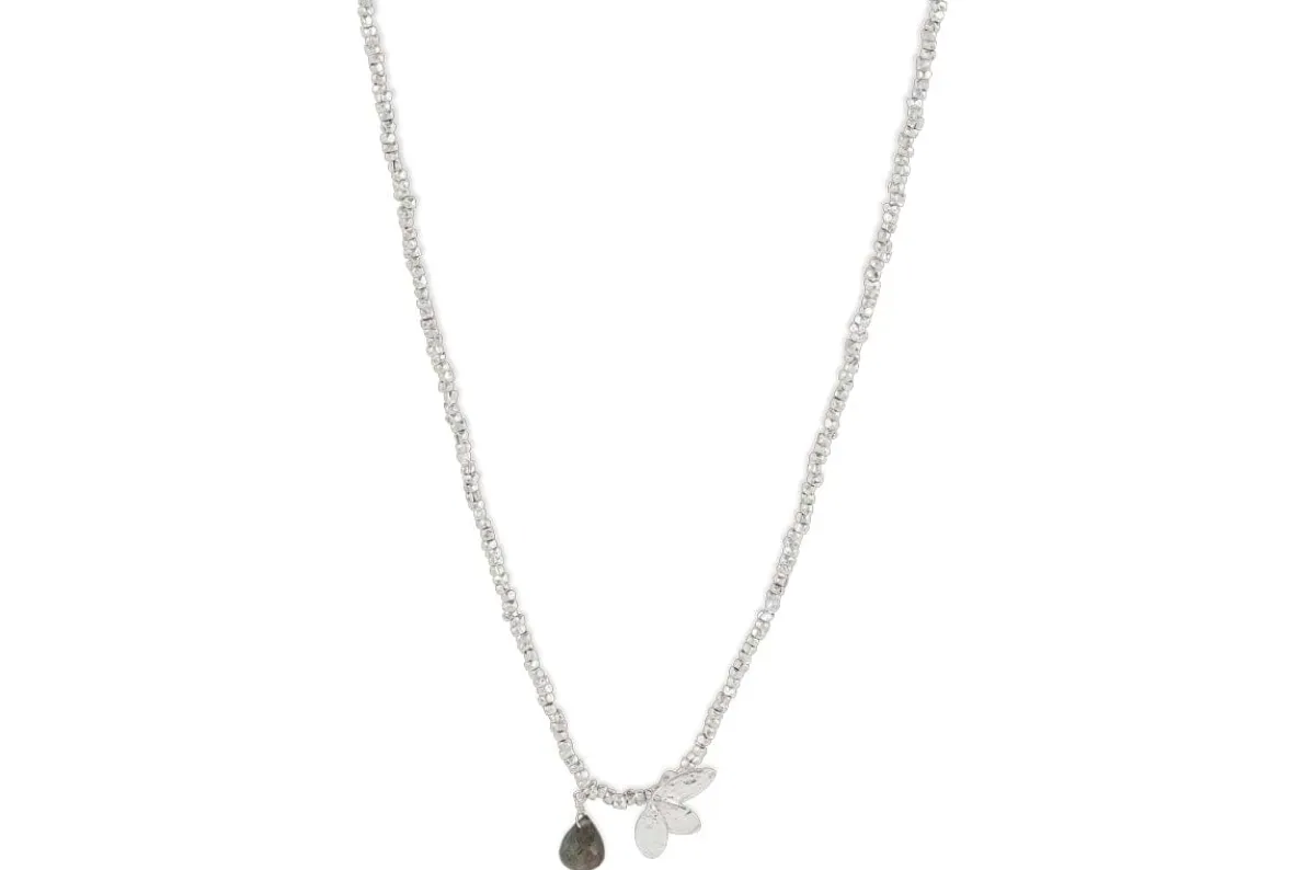 Elina Labradorite Necklace - Silver