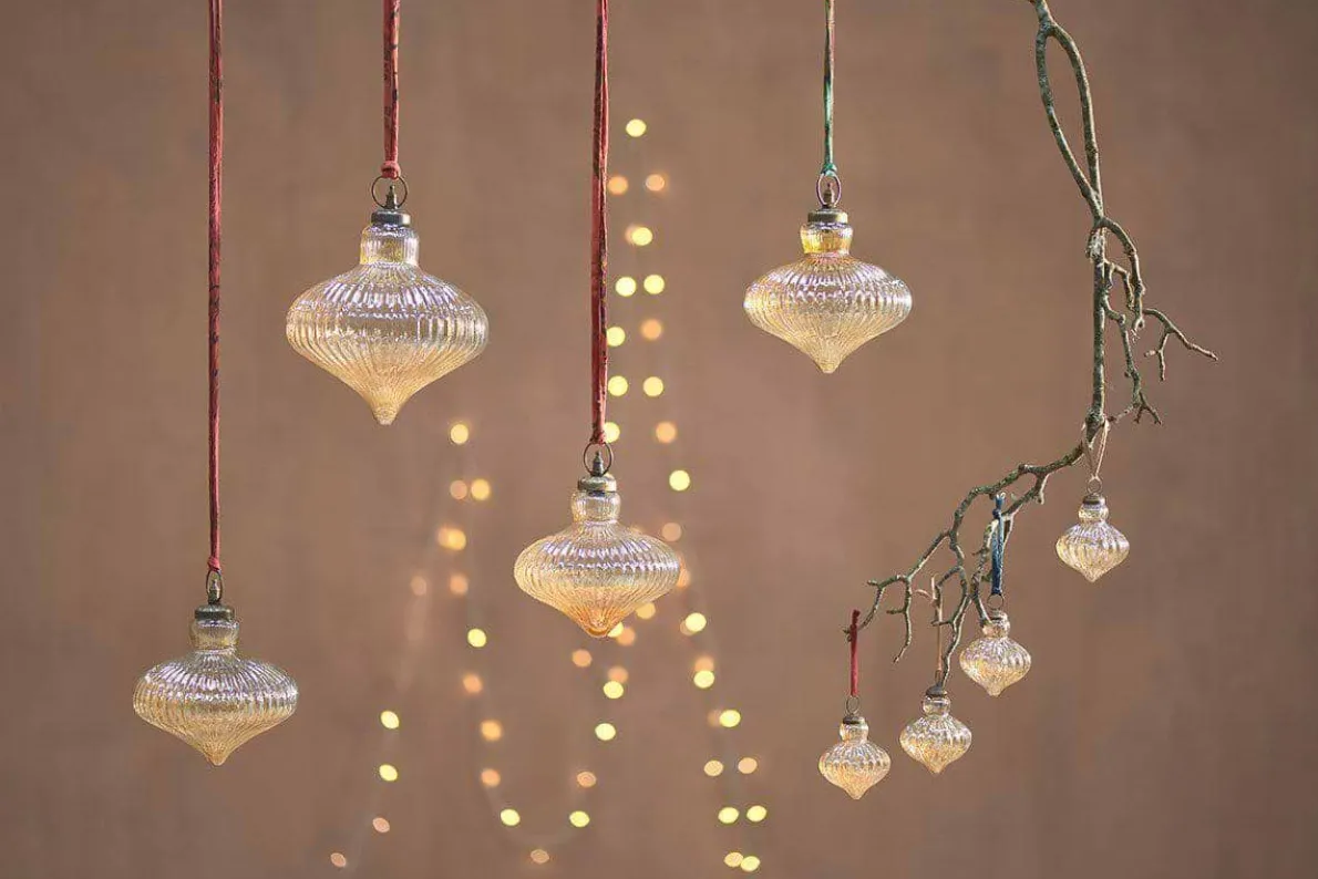 Eliza Baubles - Gold Luster (Set of 4)