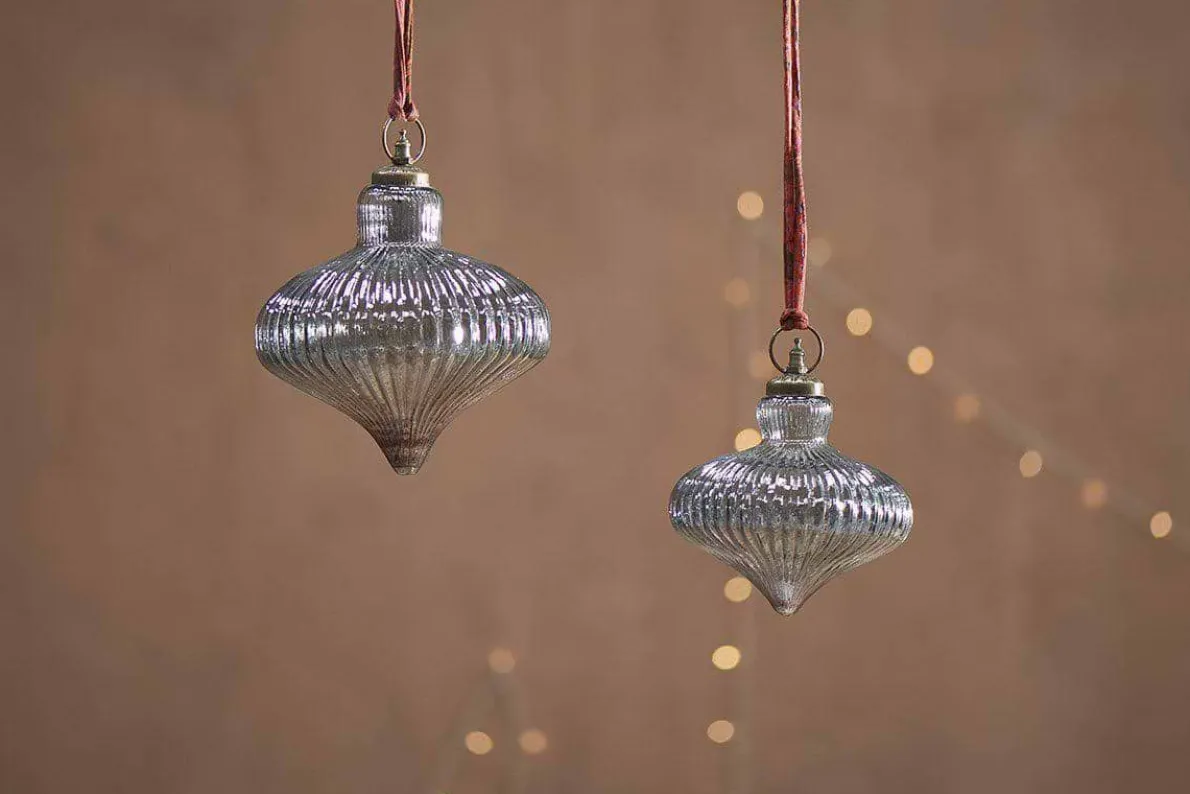 Eliza Giant Bauble - Grey Luster