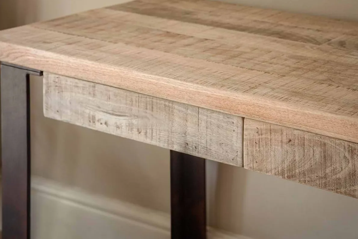 Fia Mango Wood Desk - Natural