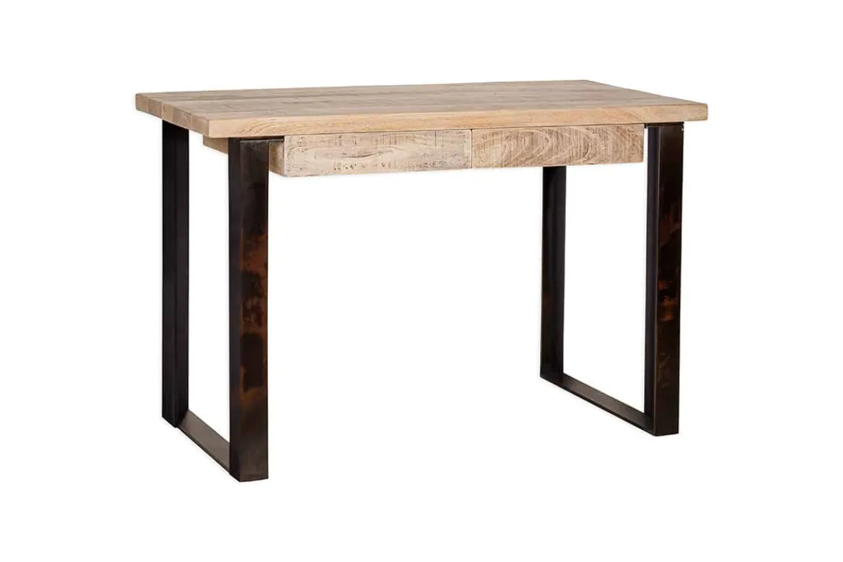 Fia Mango Wood Desk - Natural