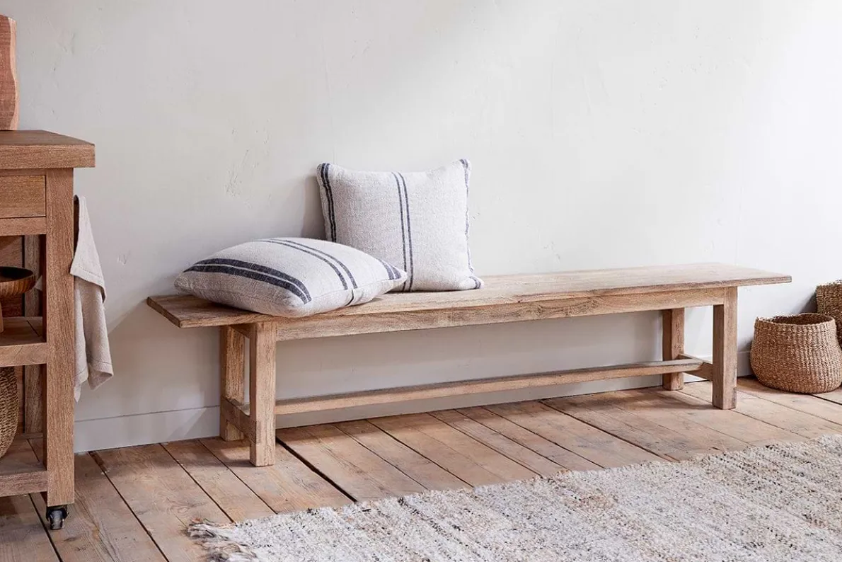 Fioni Reclaimed Wood Bench - Natural