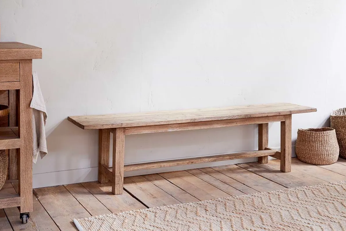 Fioni Reclaimed Wood Bench - Natural
