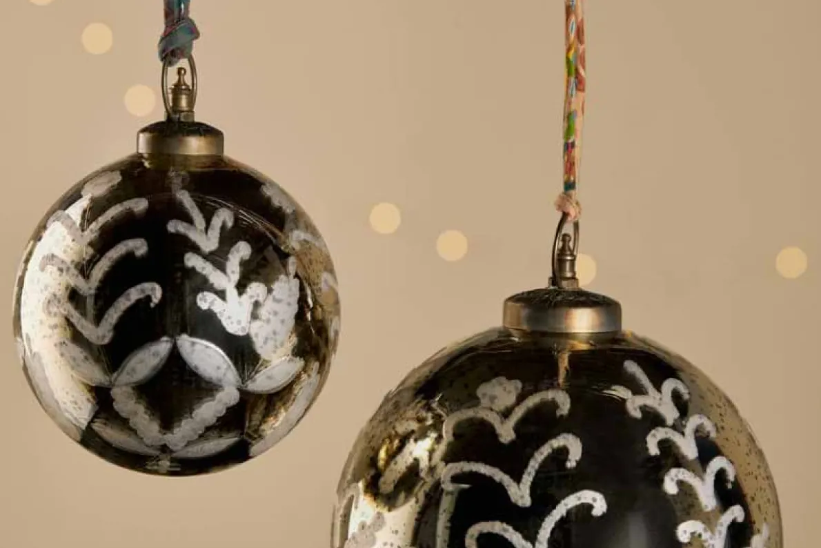 Giant Antique Gold Bauble