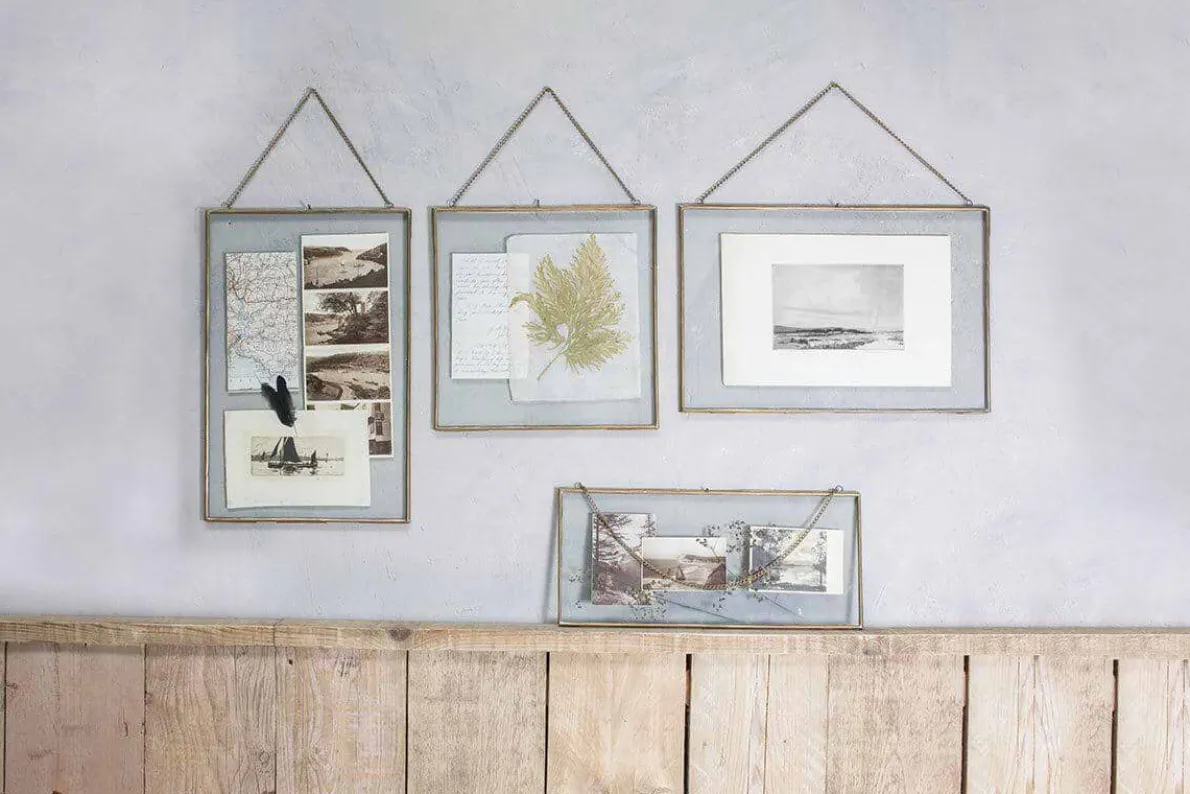 Gigantic Antique Brass Kiko Frame