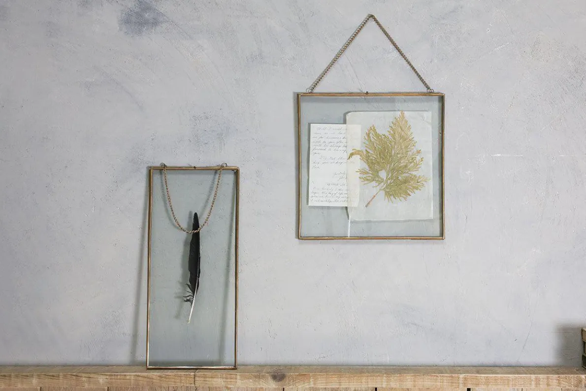 Gigantic Antique Brass Kiko Frame