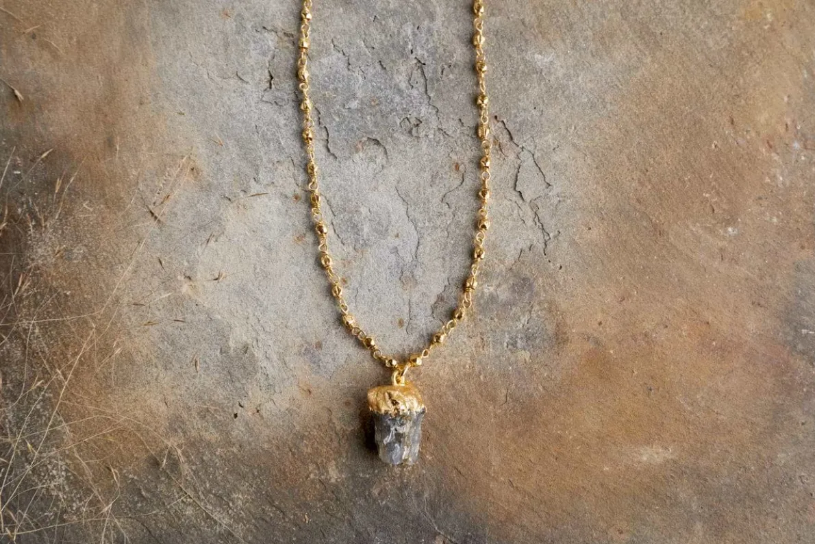 Hadari Labradorite Necklace - Gold