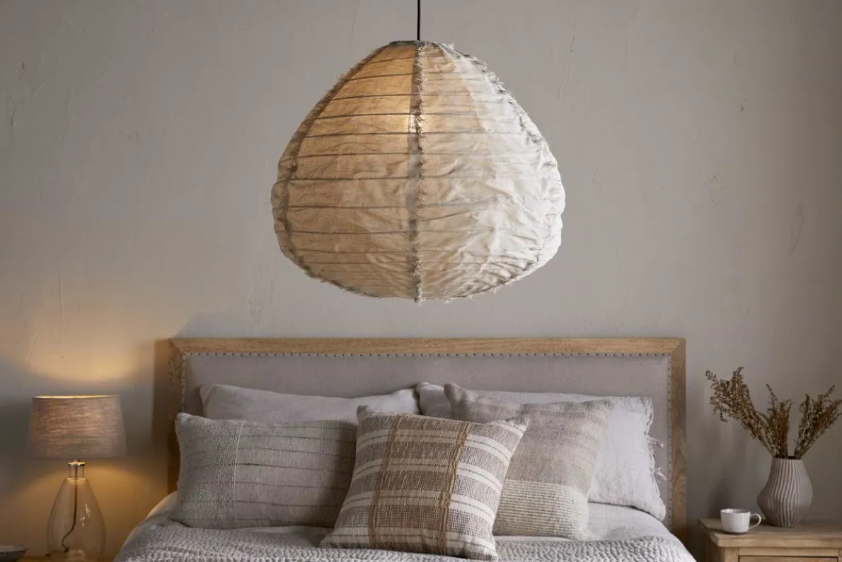 Hirana Cotton Lampshade - Natural - Large
