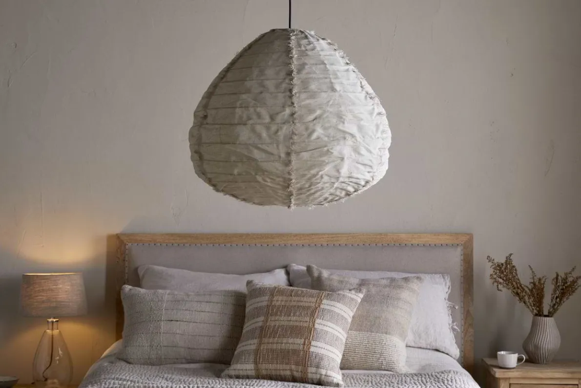 Hirana Cotton Lampshade - Natural - Large