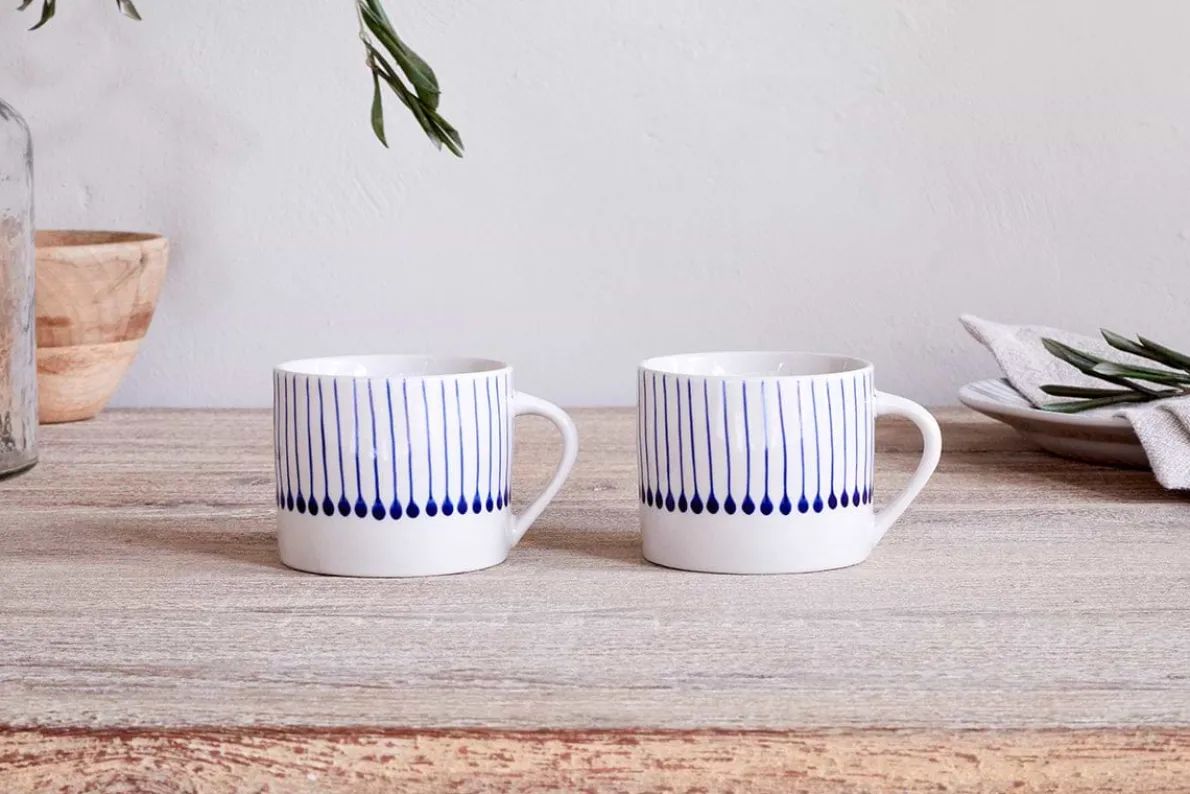Iba Mug - Indigo - Small (Set of 2)
