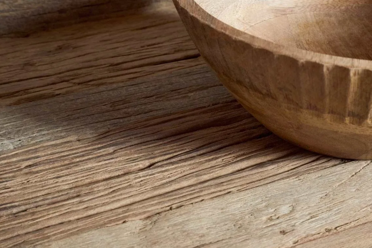 Ibo Reclaimed Wood Pantry Standing Shelves - Natural