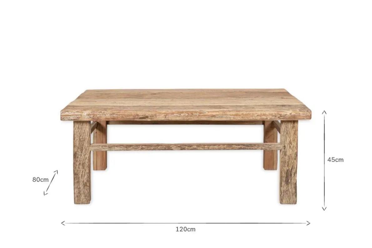 Ibo Reclaimed Wood Coffee Table - Natural