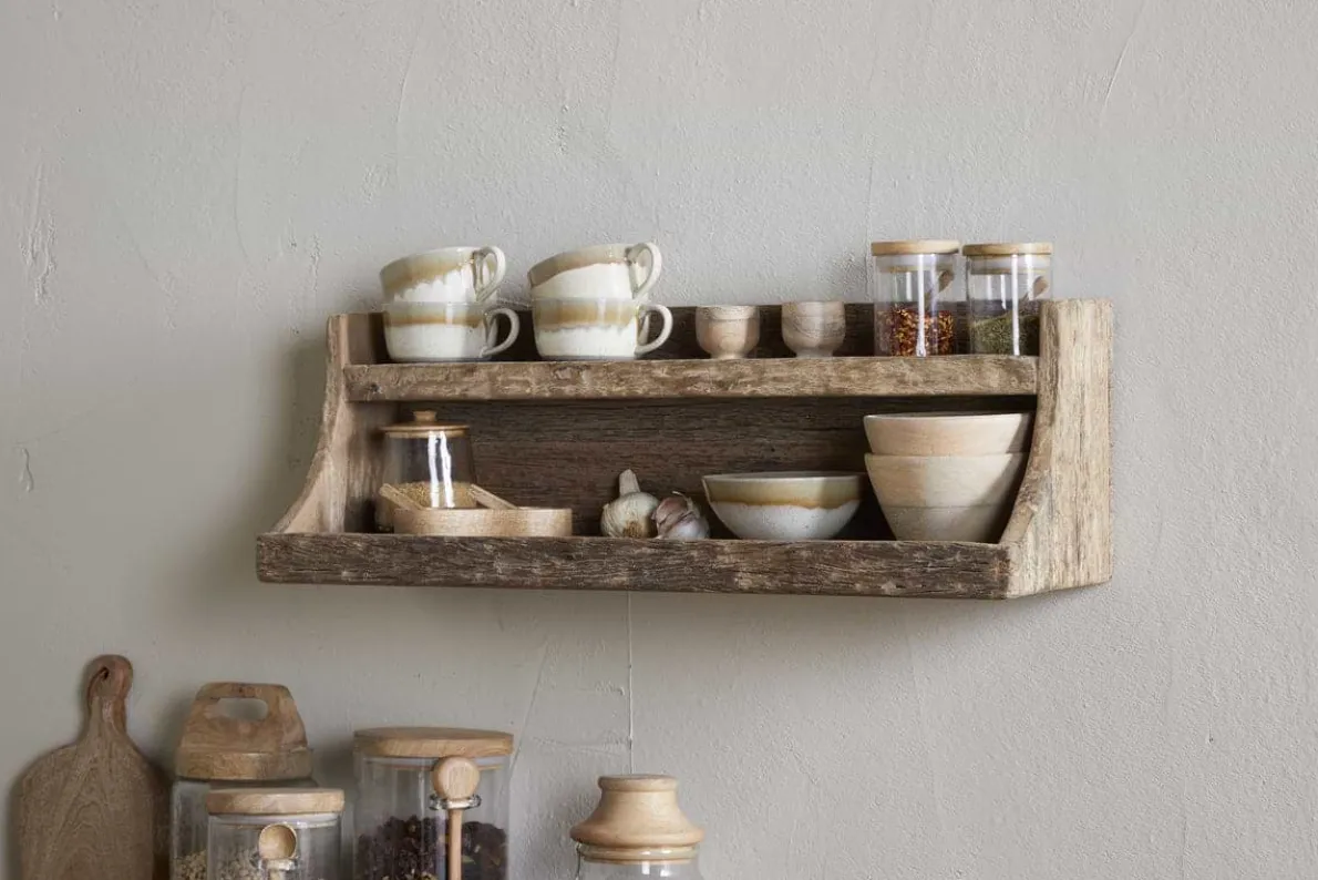 Ibo Reclaimed Wood Storage Shelf - Natural