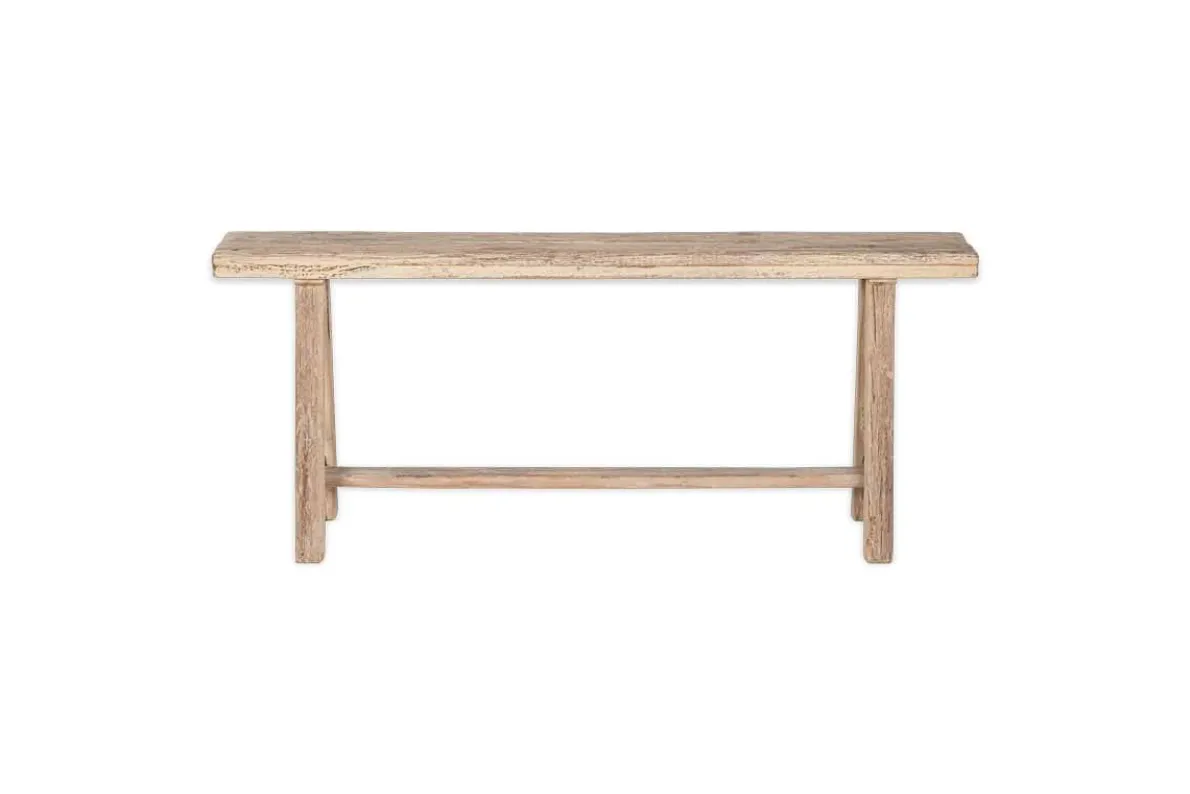 Ibo Reclaimed Wood Long Bench - Natural