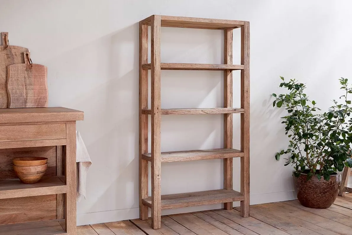 Ibo Reclaimed Wood Shelf - Natural - Wide