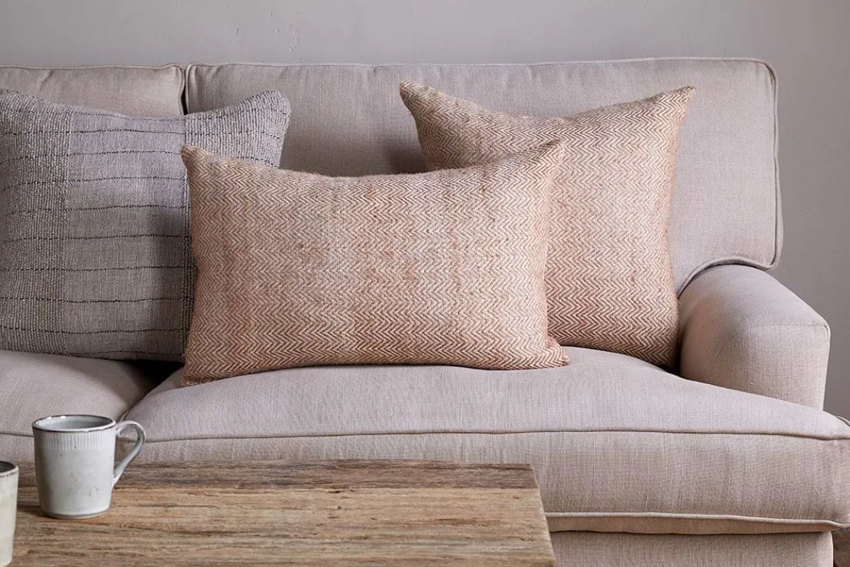 Indie Recycled Cushion Cover - Rust