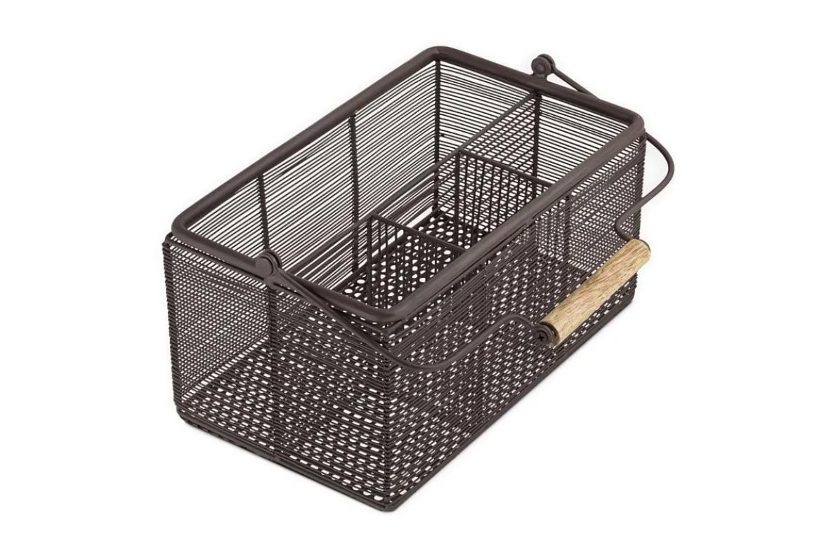 Inkollu Wire Cutlery Holder - Aged Brass