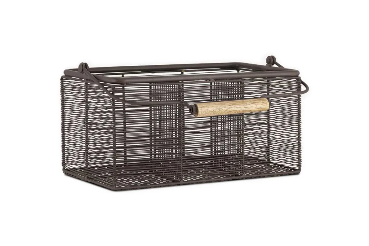 Inkollu Wire Cutlery Holder - Aged Brass