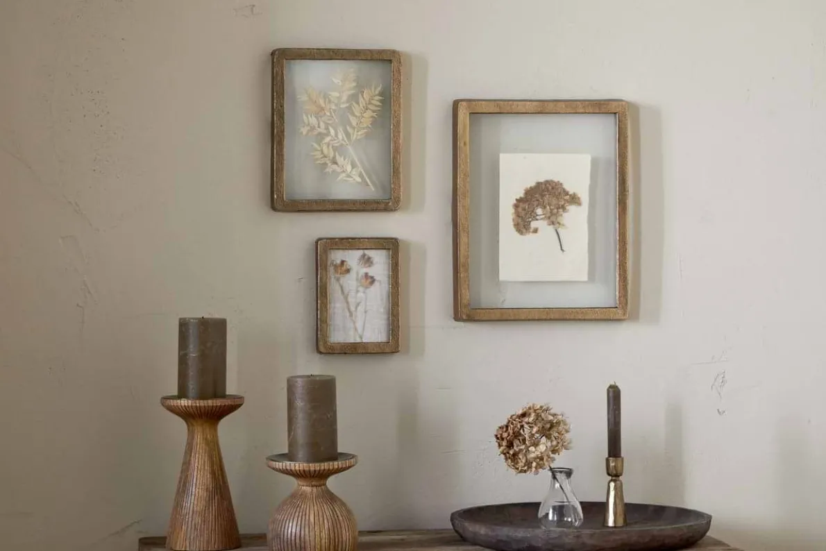 Jahala Wall Hung Photo Frame - Antique Brass