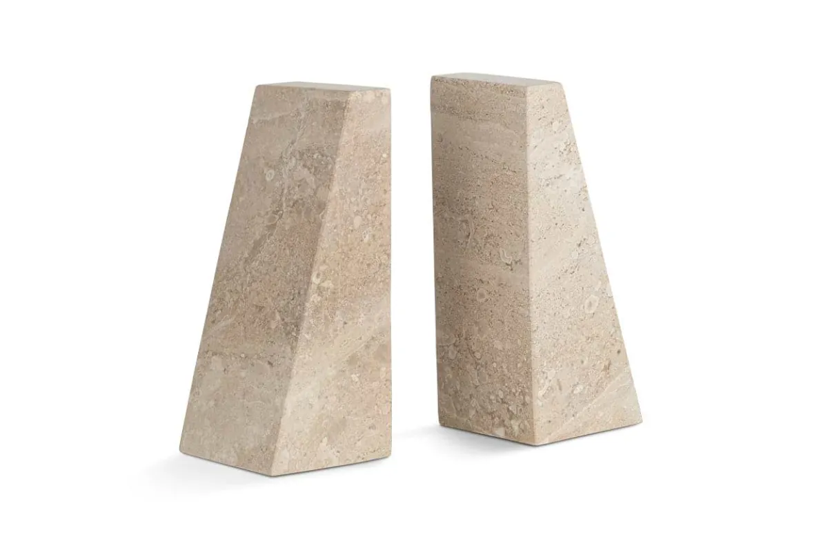 Juda Marble Bookends - Grey