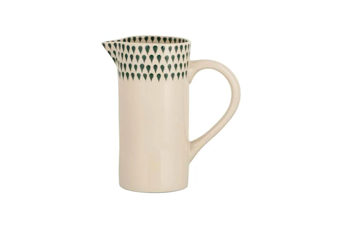 Juniper Drop Jug - Cream & Juniper - Small